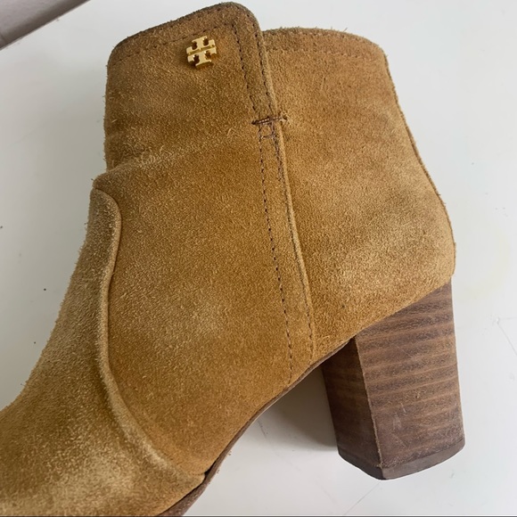 Tory Burch sabe camel suede leather booties - Picture 5 of 9